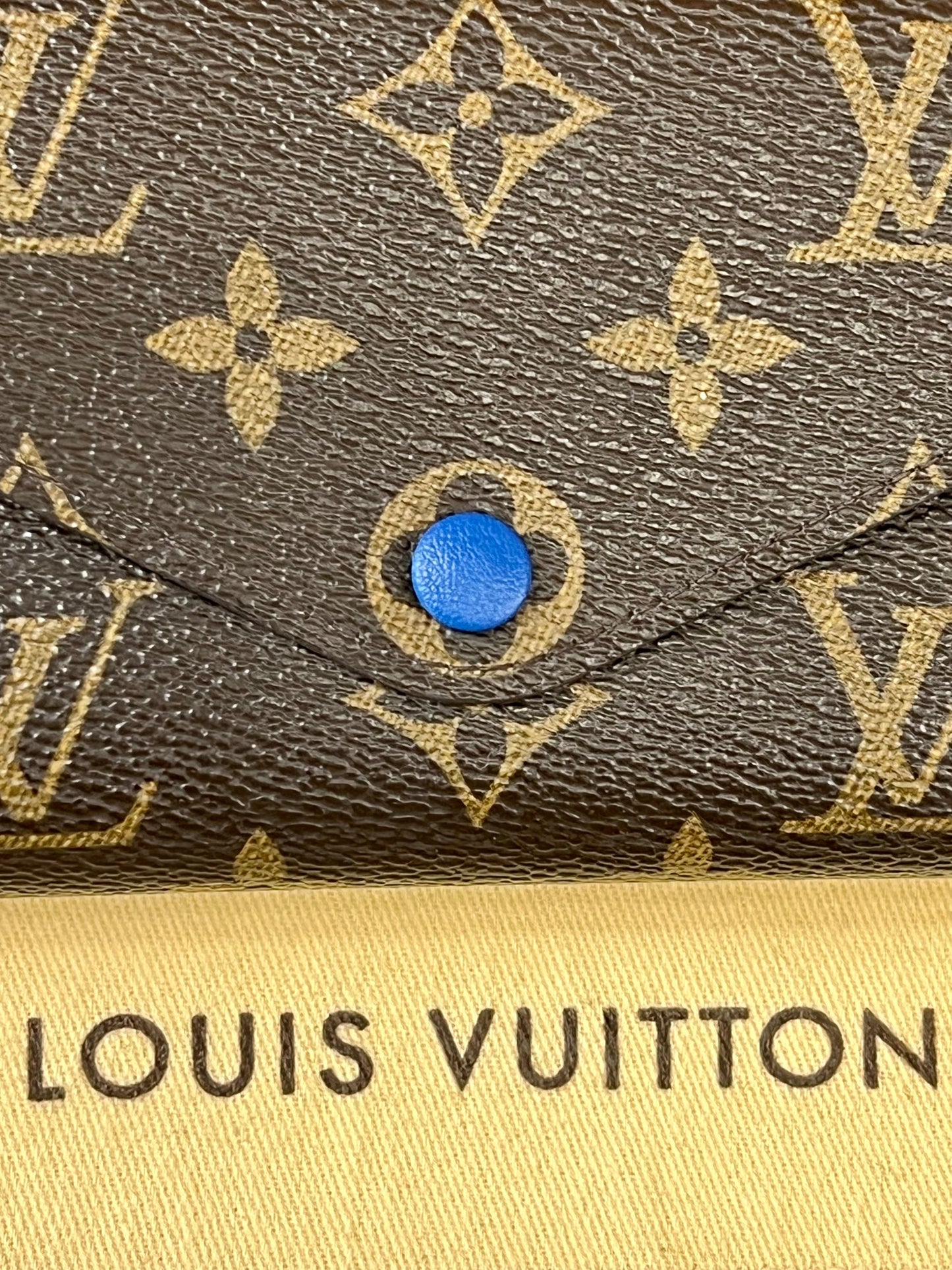 LOUIS VUITTON MONOGRAM JOSEPHINE WALLET BLUE