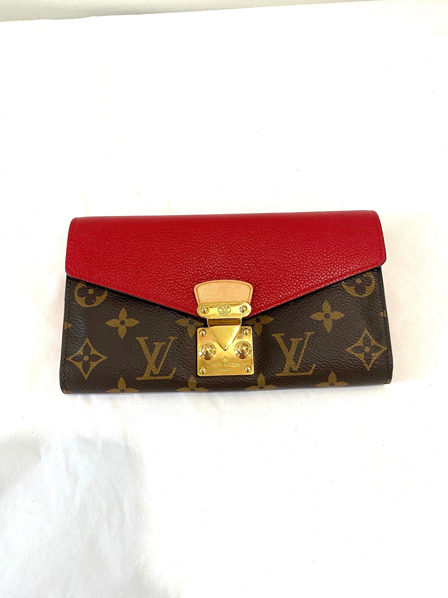 LOUIS VUITTON MONOGRAM PALLAS WALLET CHERRY