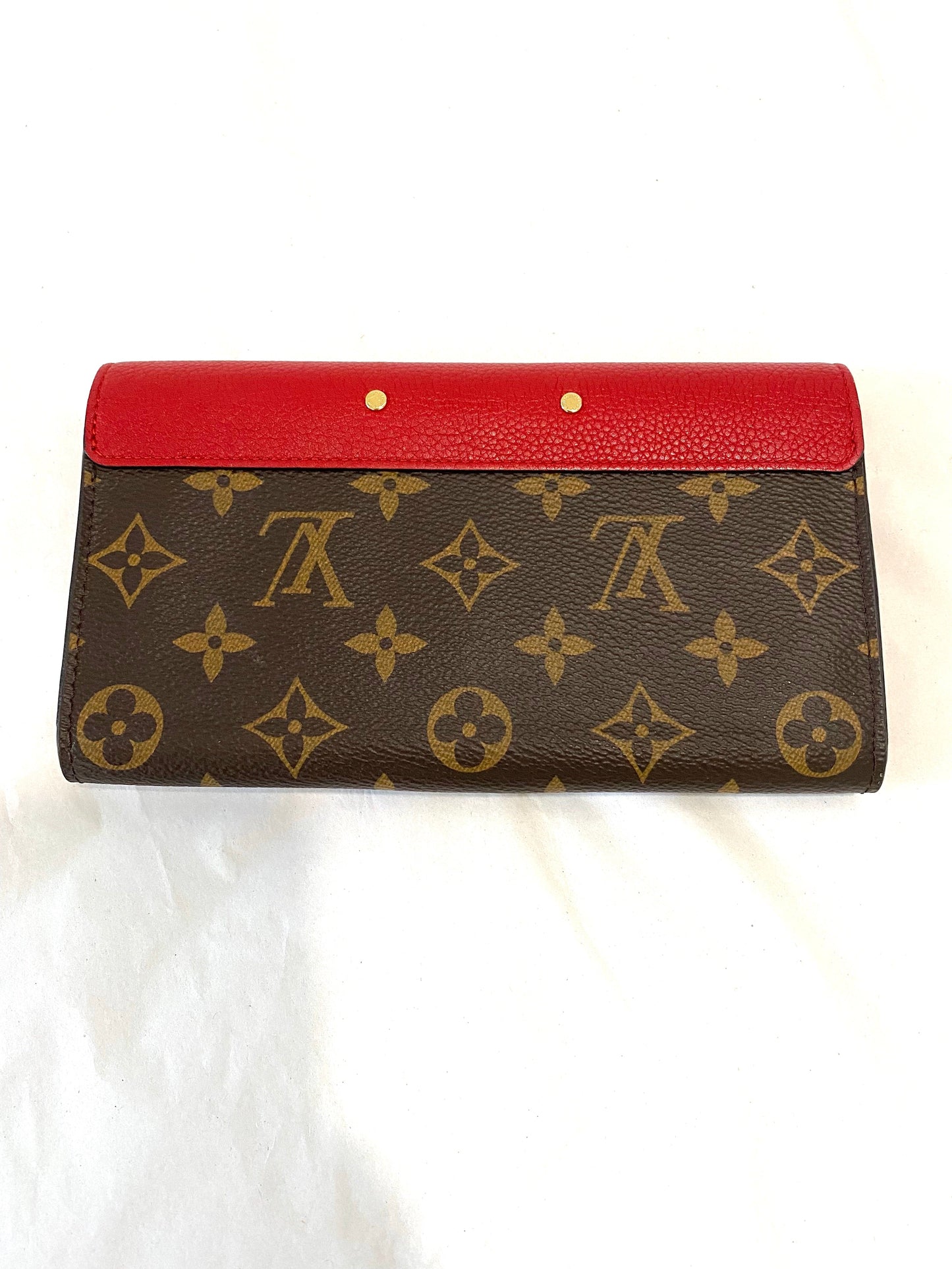 LOUIS VUITTON MONOGRAM PALLAS WALLET CHERRY