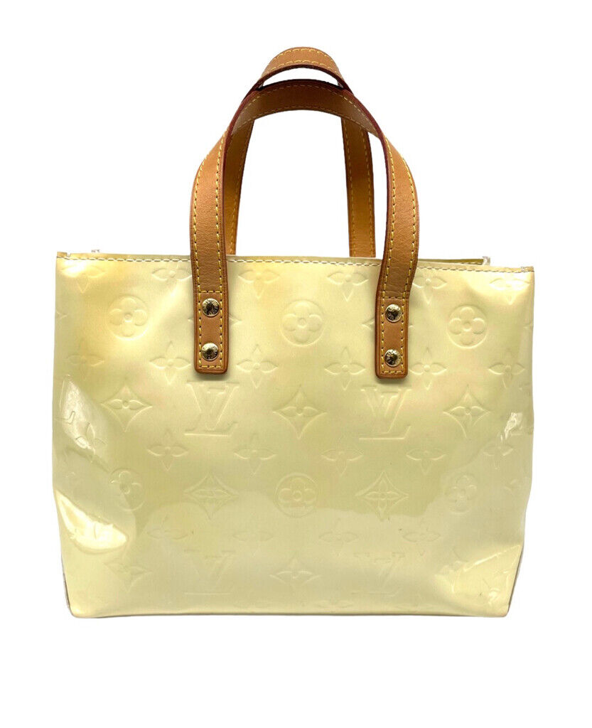 LOUIS VUITTON MONOGRAM VERNIS READE PM PERLE TOTE