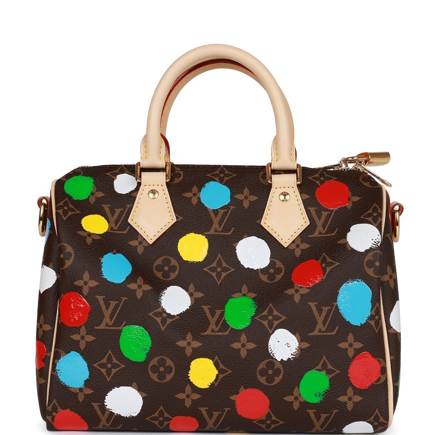 Louis Vuitton x Yayoi Kusama Monogram Speedy Bandouliere 25