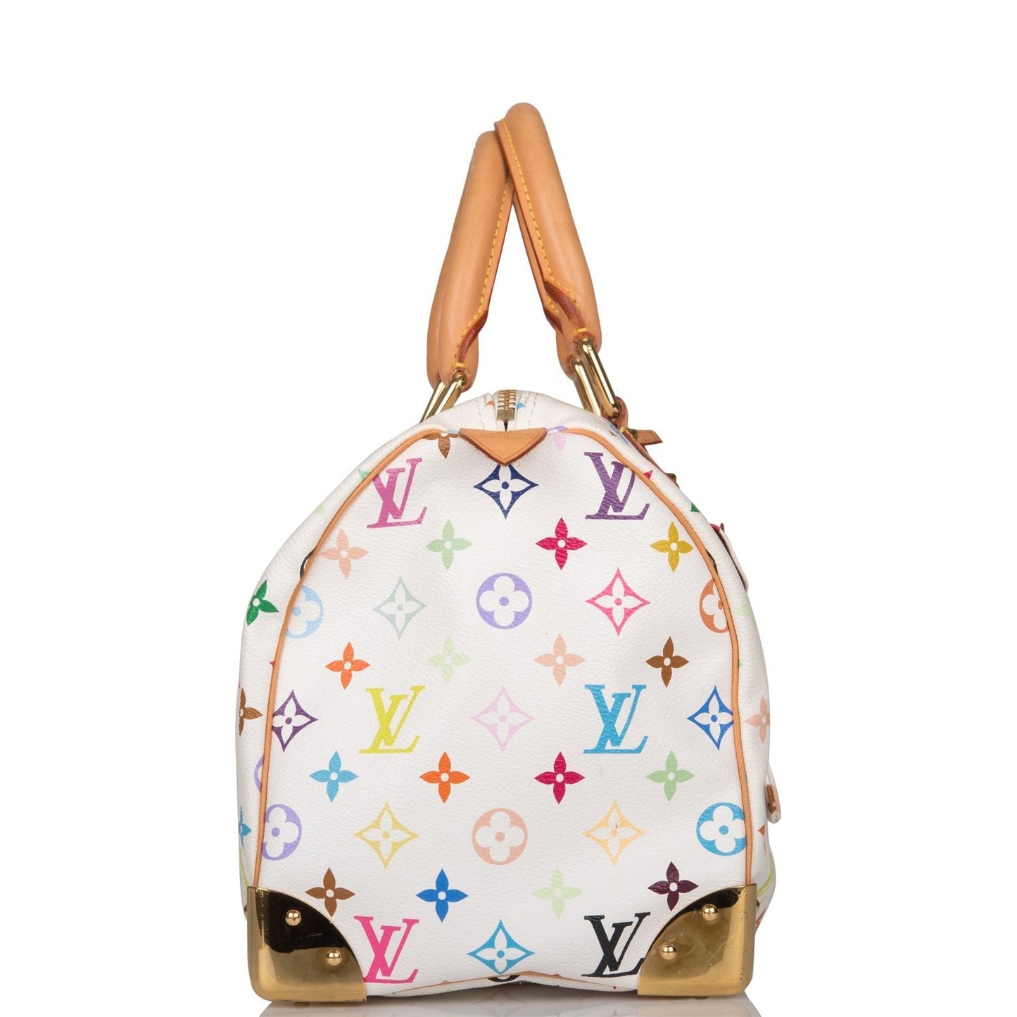 Louis Vuitton Monogram Multicolor White Speedy 30 (Preloved - Excellent)