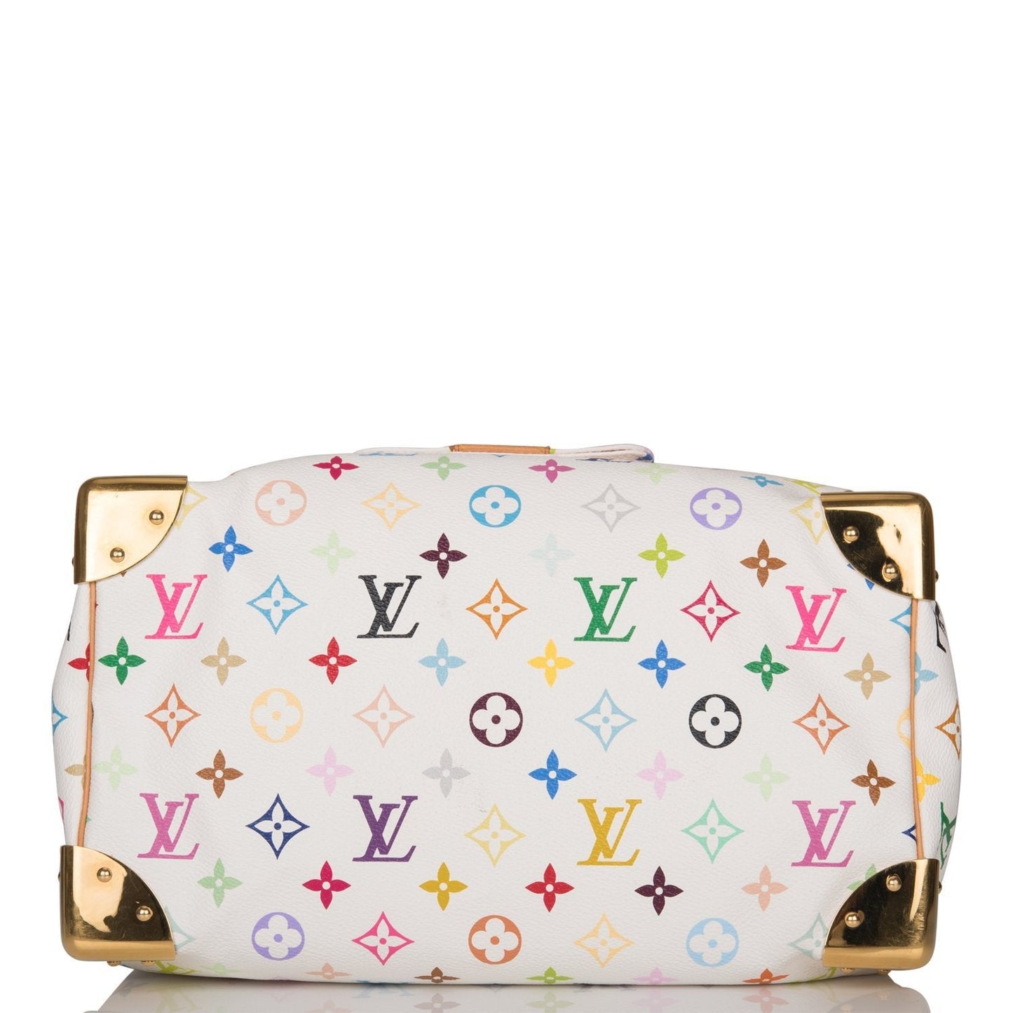 Louis Vuitton Monogram Multicolor White Speedy 30 (Preloved - Excellent)