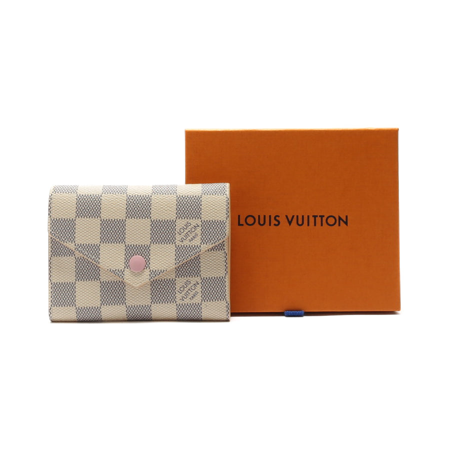 LOUIS VUITTON Victorine Wallet Damier Azur