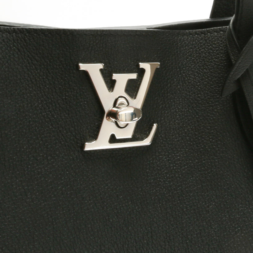 LOUIS VUITTON Lockme Cabas Tote - Black