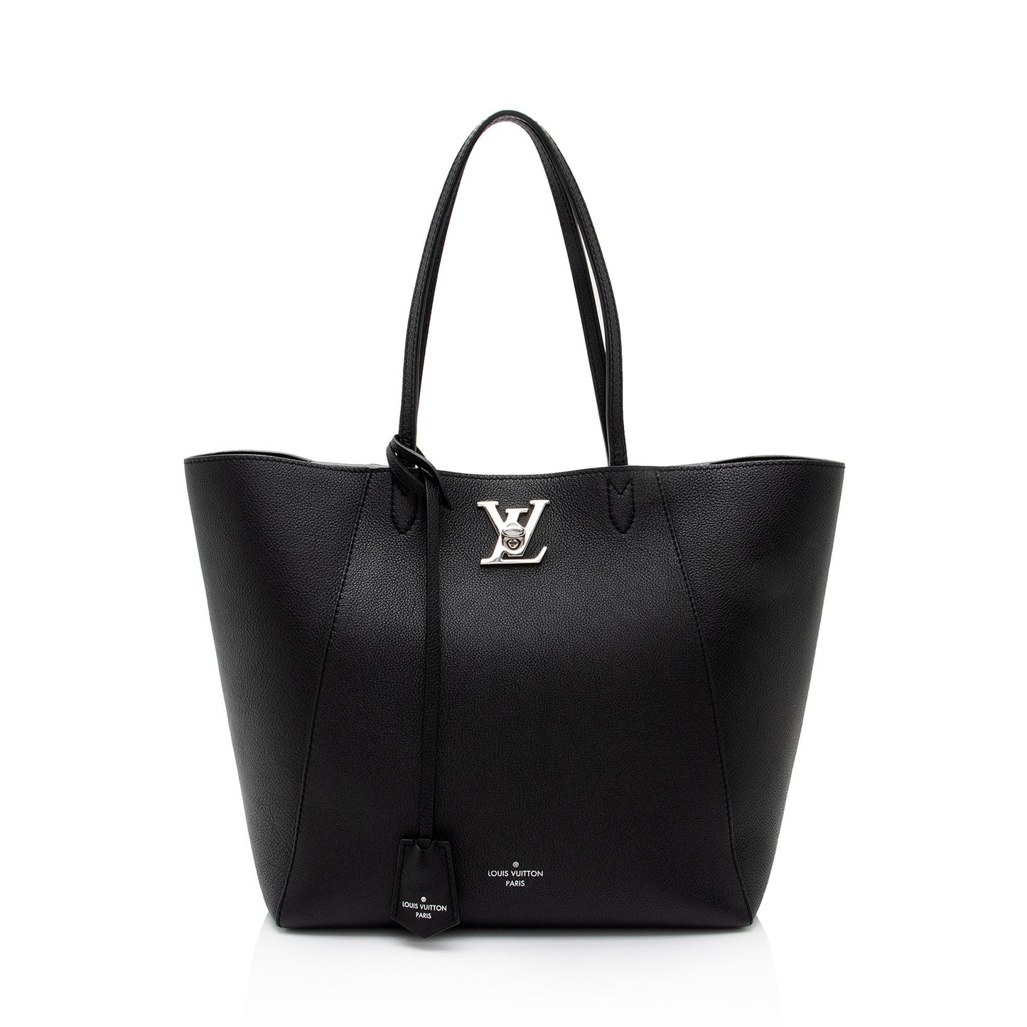 Louis Vuitton Calfskin Lockme Cabas Tote (SHF-hQ75XO)