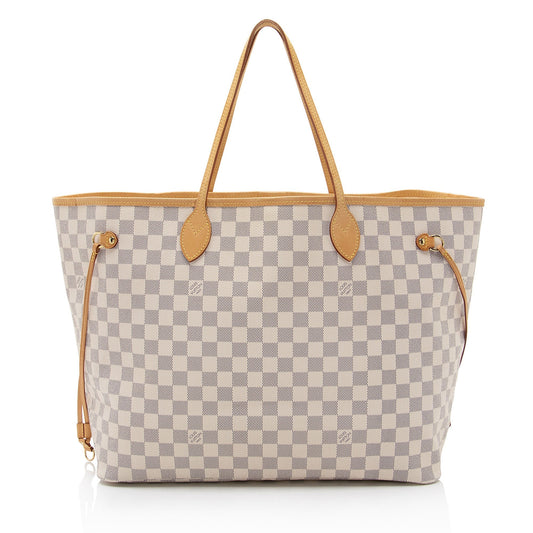 Louis Vuitton Damier Azur Neverfull GM Tote (SHF-asQvxL)