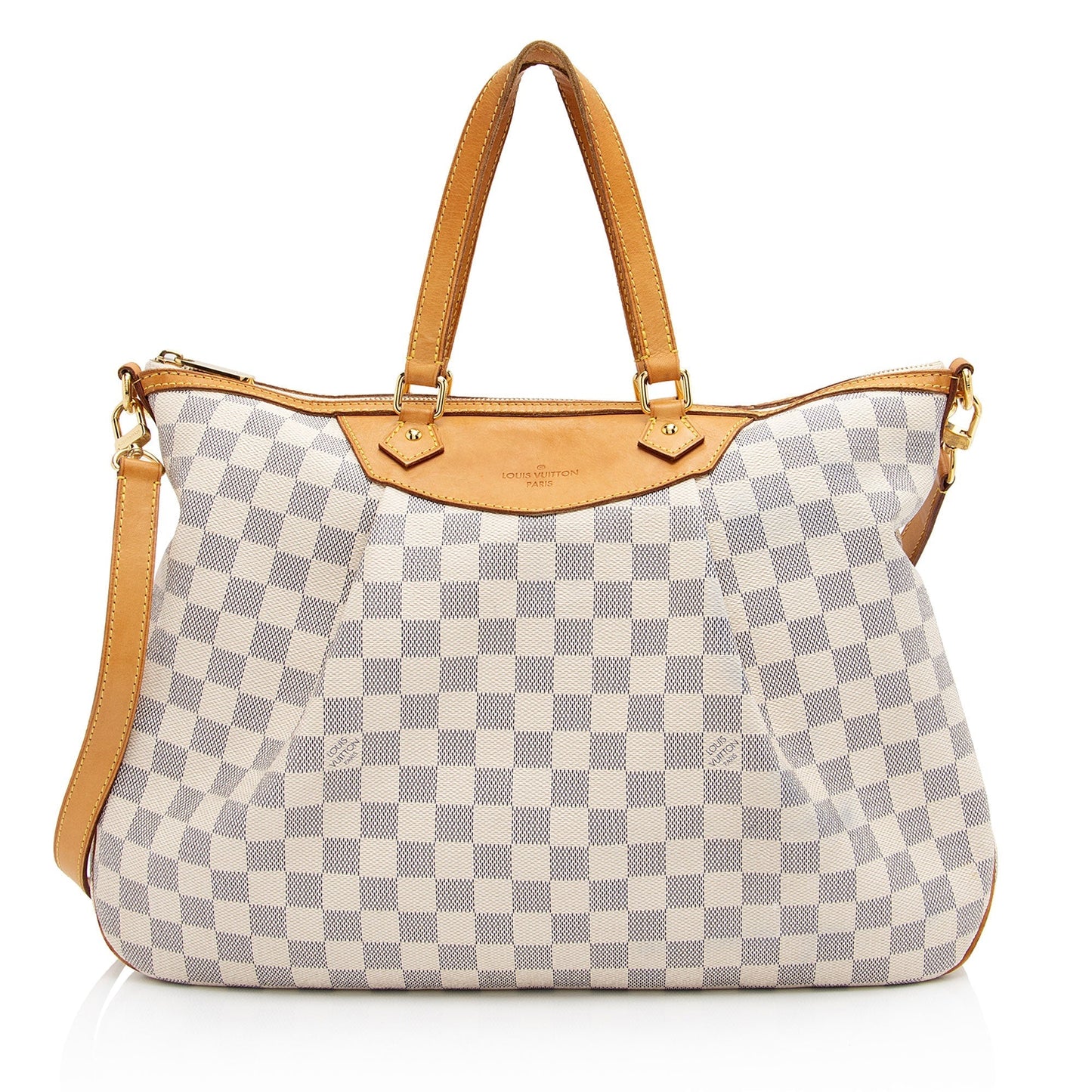 Louis Vuitton Damier Azur Siracusa GM Tote (SHF-M8mZsA)