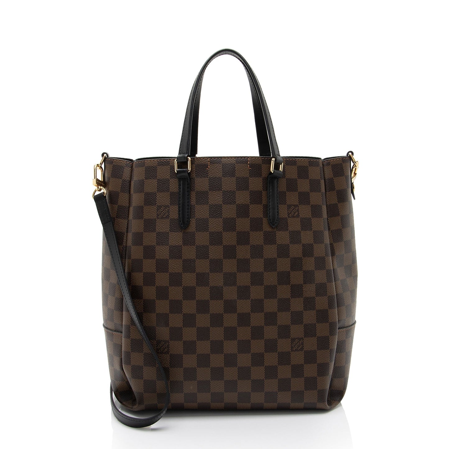 Louis Vuitton Damier Ebene Belmont MM Tote (SHF-V3N2n7)