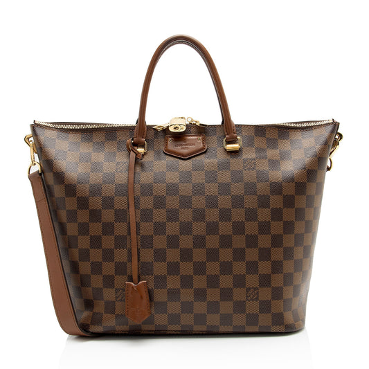 Louis Vuitton Damier Ebene Belmont Tote (SHF-e1PDWV)