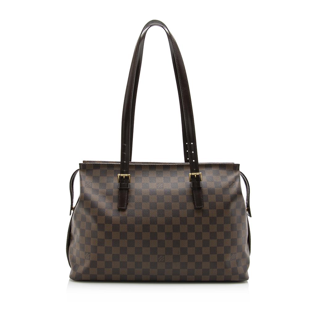 Louis Vuitton Damier Ebene Chelsea Tote (SHF-14417)