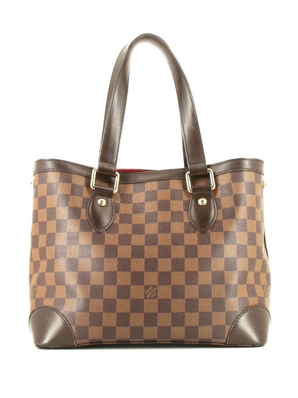 LOUIS VUITTON DAMIER EBENE HAMPSTEAD MM TOTE BAG