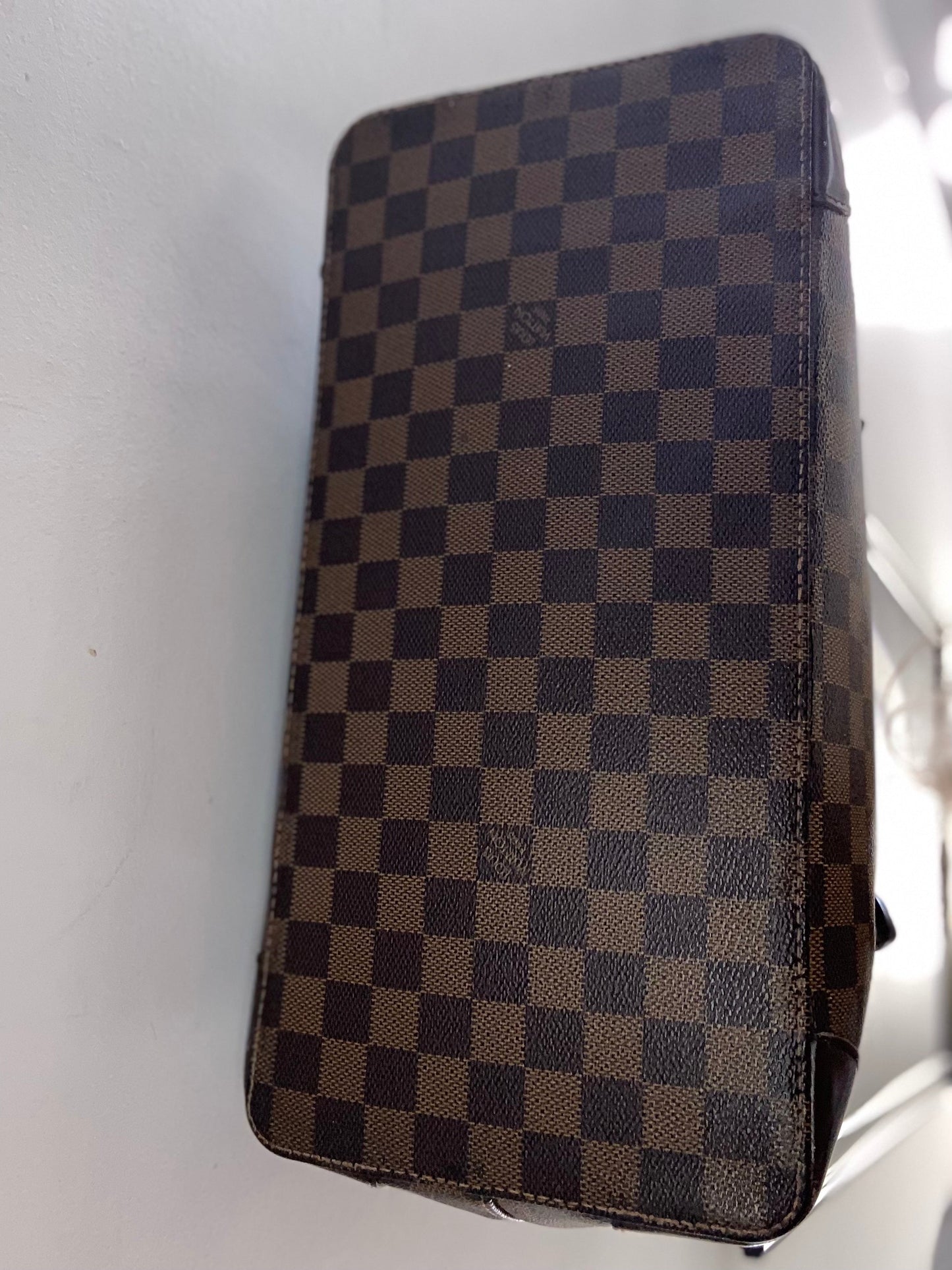 LOUIS VUITTON DAMIER EBENE HAMPSTEAD MM TOTE BAG