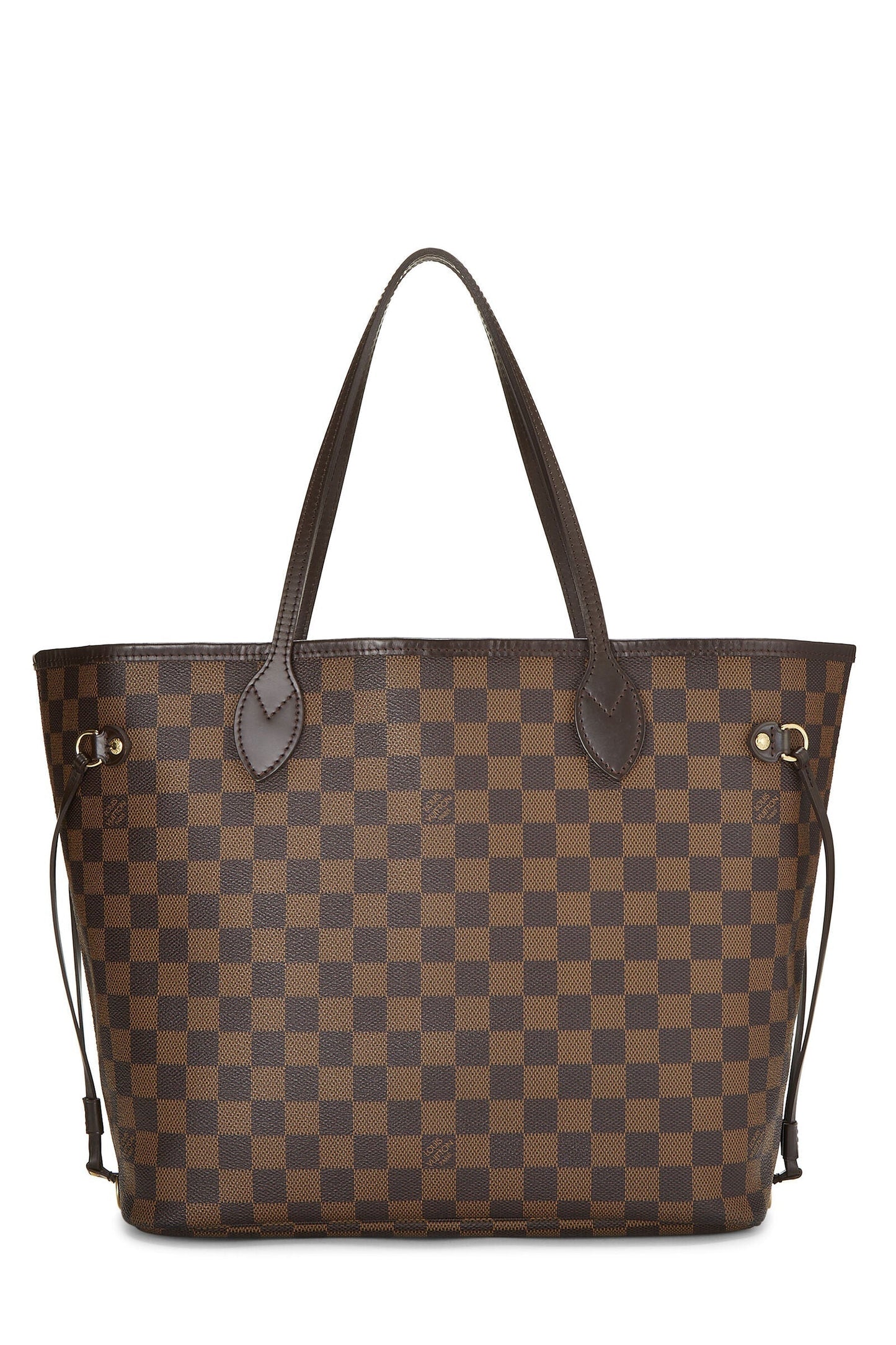 LOUIS VUITTON DAMIER EBENE NEVERFULL MM TOTE BAG