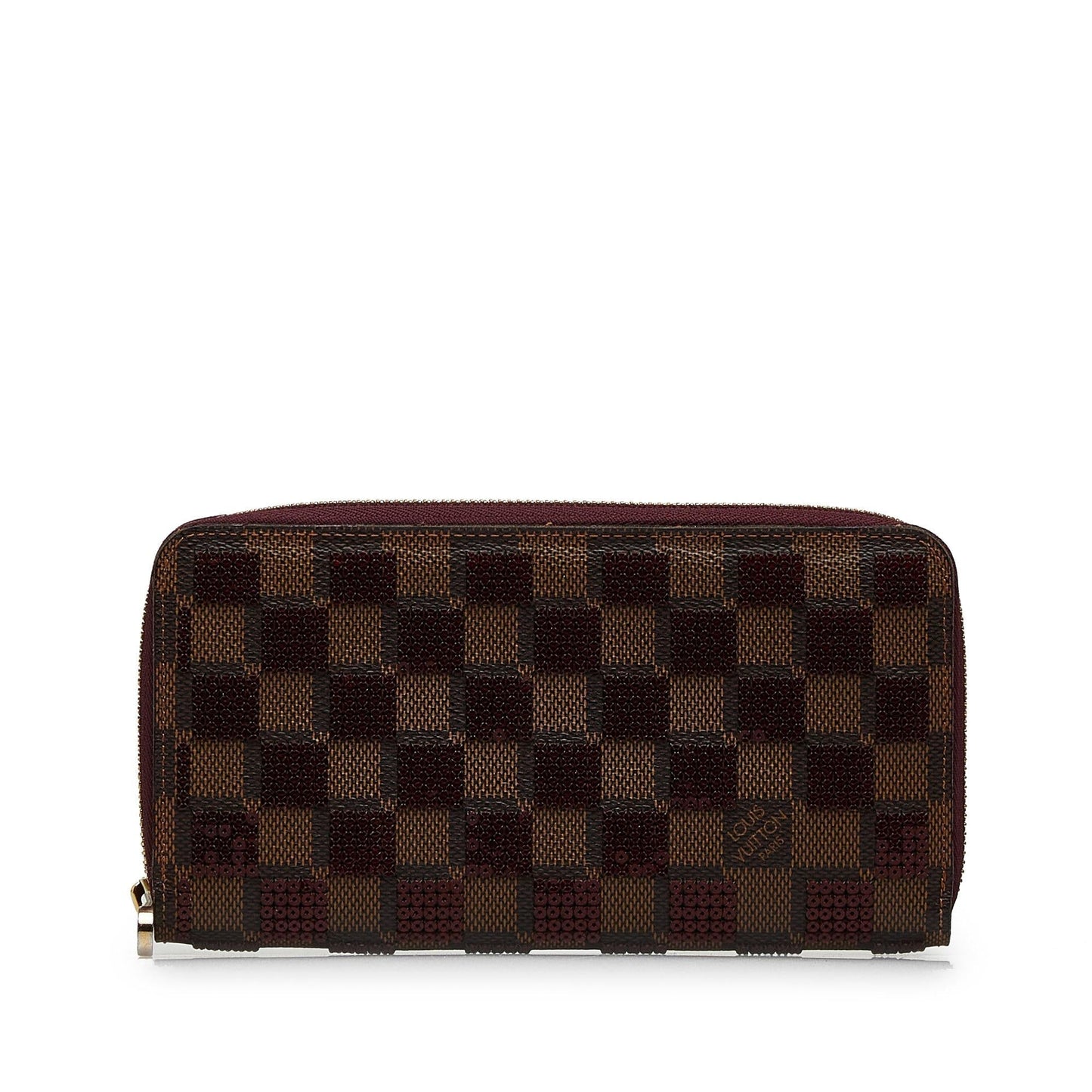 Louis Vuitton Damier Ebene Paillettes Zippy Wallet (SHG-9hiT3i)