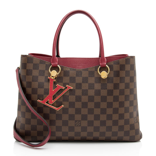 Louis Vuitton Damier Ebene Riverside Tote (SHF-jAQhfN)