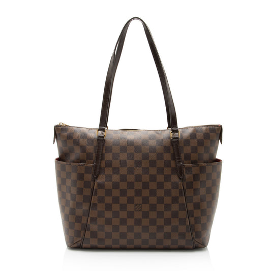 Louis Vuitton Damier Ebene Totally MM Tote (SHF-tIZLqg)