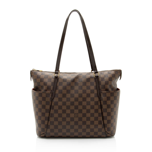 Louis Vuitton Damier Ebene Totally MM Tote (SHF-8799BZ)