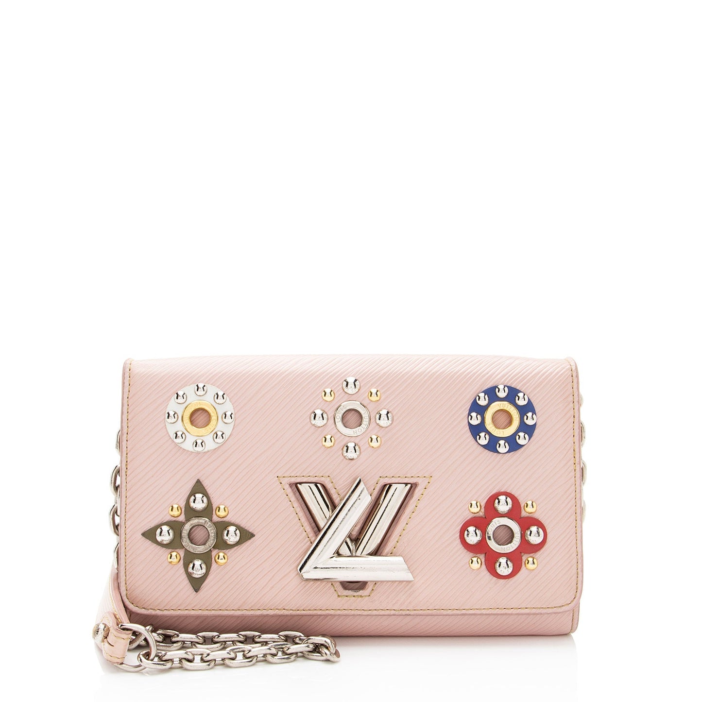 Louis Vuitton Epi Leather Mechanical Flowers Twist Chain Wallet (SHF-6UVkMs)