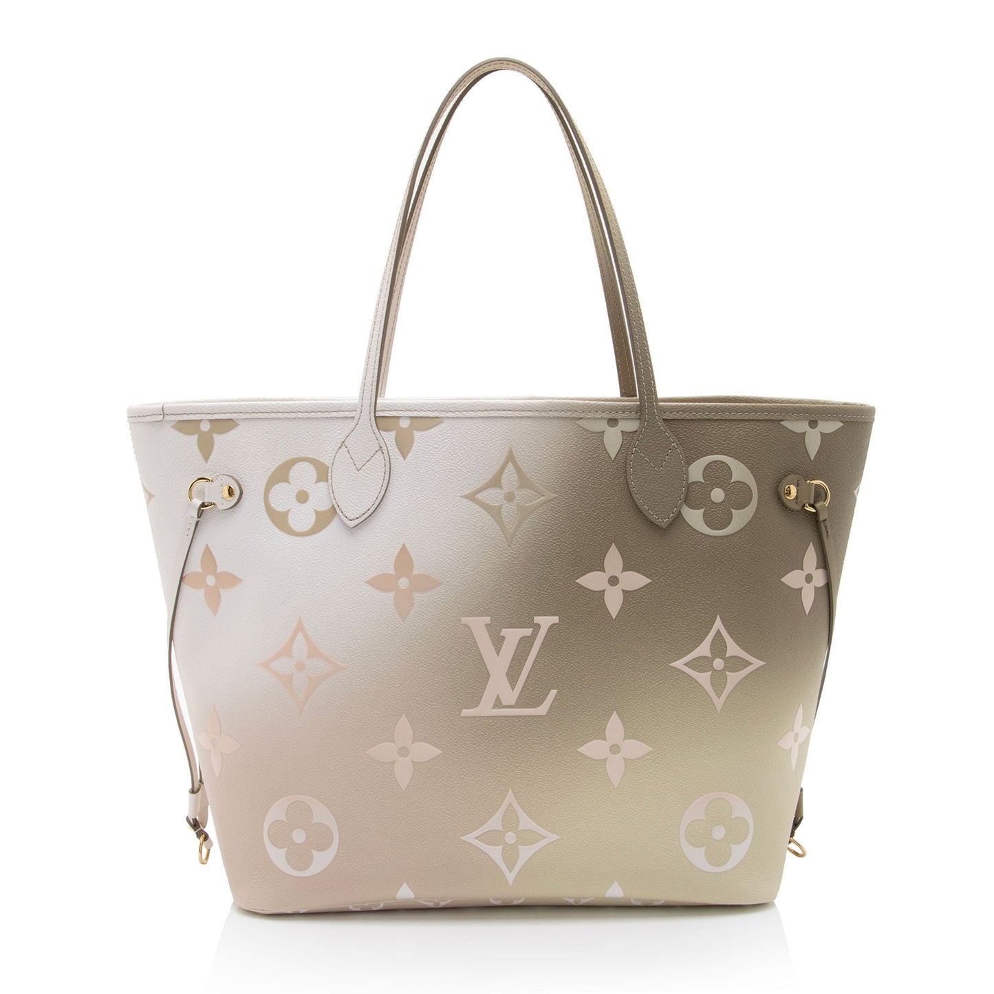 Louis Vuitton Giant Monogram Empreinte Spring In The City Neverfull MM Tote (SHF-DaaGml)