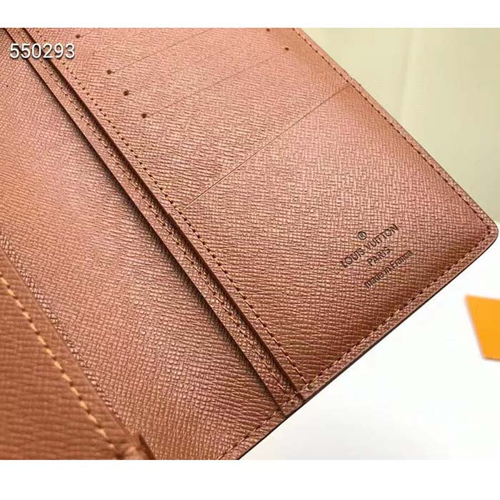 Louis Vuitton LV Unisex Brazza Wallet Brown Monogram Canvas