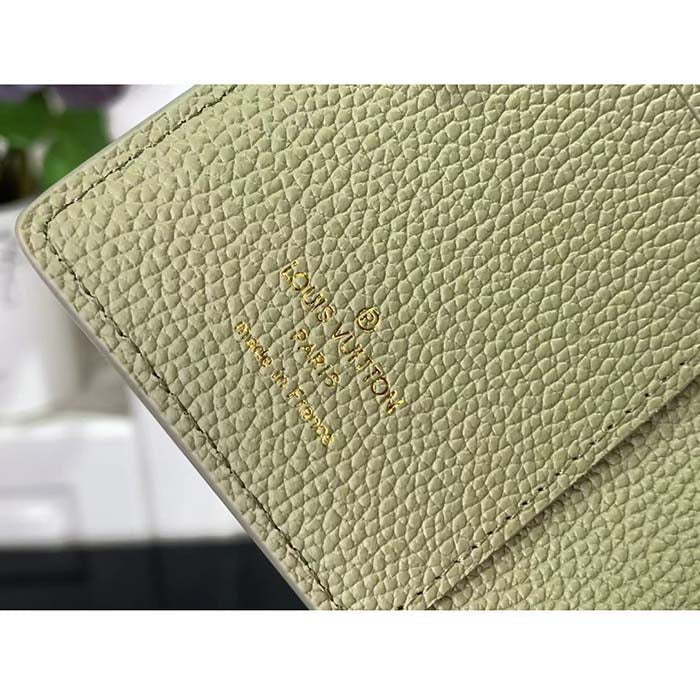 Louis Vuitton LV Unisex Cléa Wallet Cream Monogram Empreinte Embossed Supple Grained Cowhide Leather