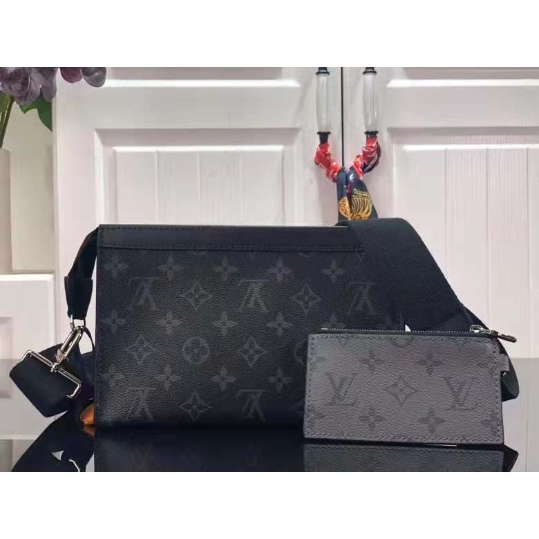 Louis Vuitton LV Unisex Gaston Wearable Wallet Monogram Eclipse Reverse Coated Canvas