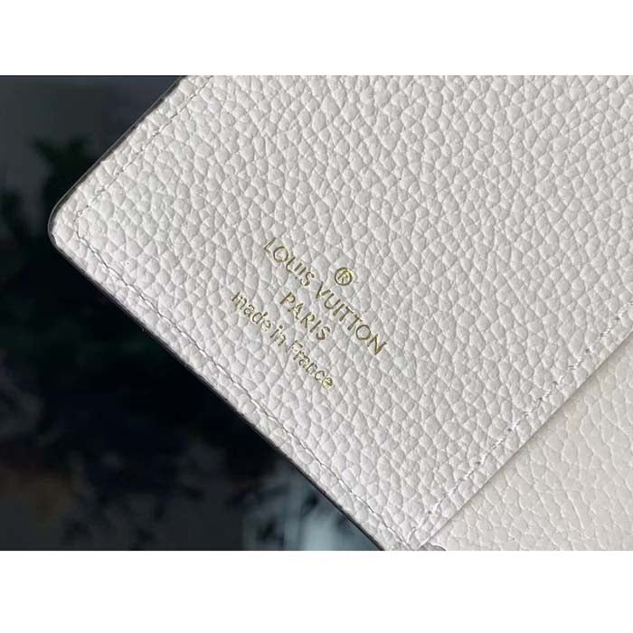 Louis Vuitton LV Unisex Métis Compact Wallet Crème Beige Monogram Empreinte Embossed Supple Grained Cowhide Leather