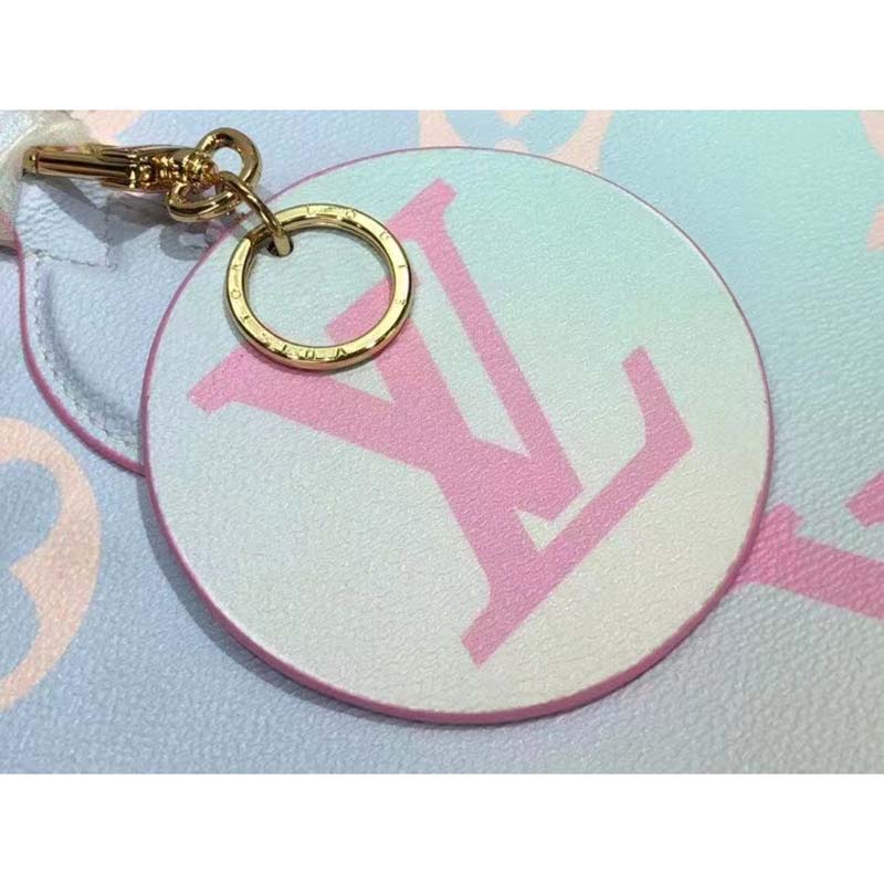 Louis Vuitton LV Women Onthego GM Tote Sunrise Pastel Monogram Coated Canvas