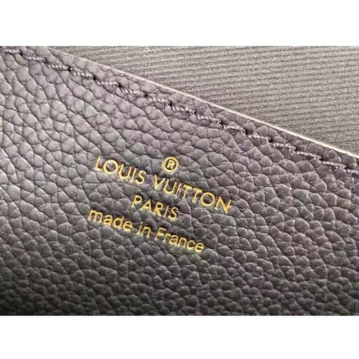 Louis Vuitton LV Women Wallet On Chain Métis Black Monogram Empreinte Embossed Supple Grained Cowhide Leather