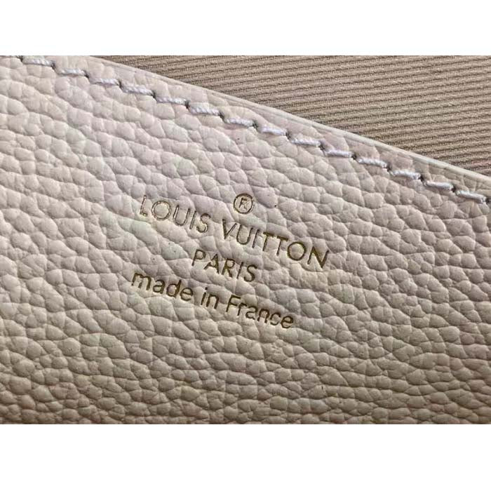 Louis Vuitton LV Women Wallet On Chain Métis Cream Monogram Empreinte Embossed Supple Grained Cowhide Leather