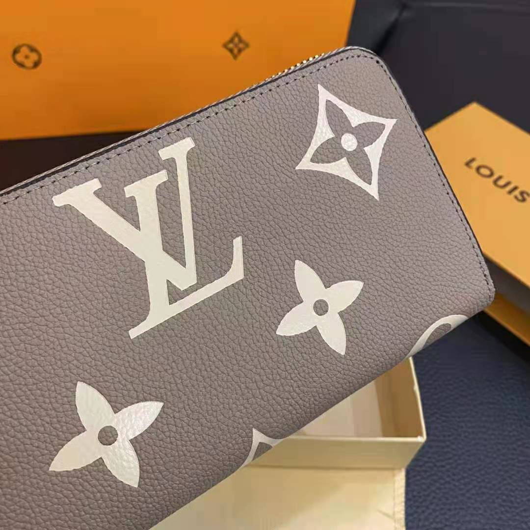 Louis Vuitton LV Women Zippy Wallet Monogram Empreinte Embossed Supple Grained Cowhide