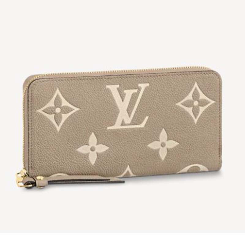 Louis Vuitton LV Women Zippy Wallet Monogram Empreinte Embossed Supple Grained Cowhide