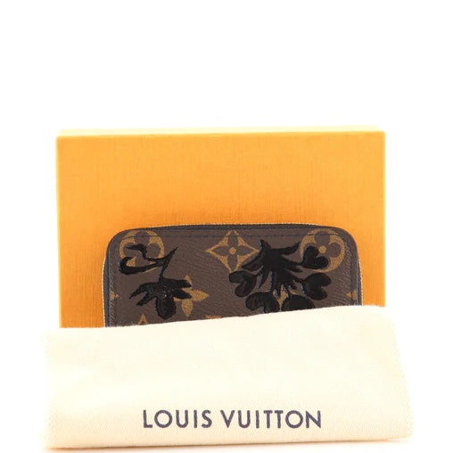 LOUIS VUITTON LIMITED EDITION MONOGRAM BLOSSOM ZIPPY WALLET