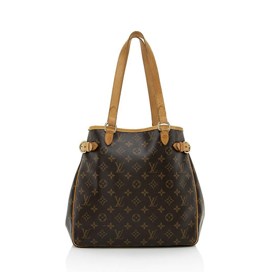 Louis Vuitton Monogram Canvas Batignolles Vertical Tote - FINAL SALE (SHF-14578)