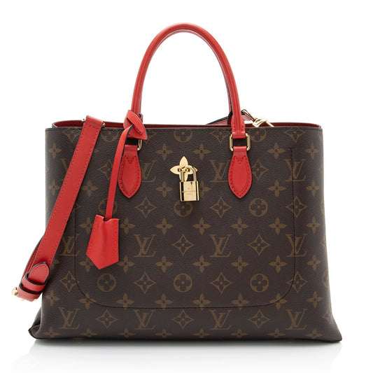 Louis Vuitton Monogram Canvas Flower Tote (SHF-hM7Oex)