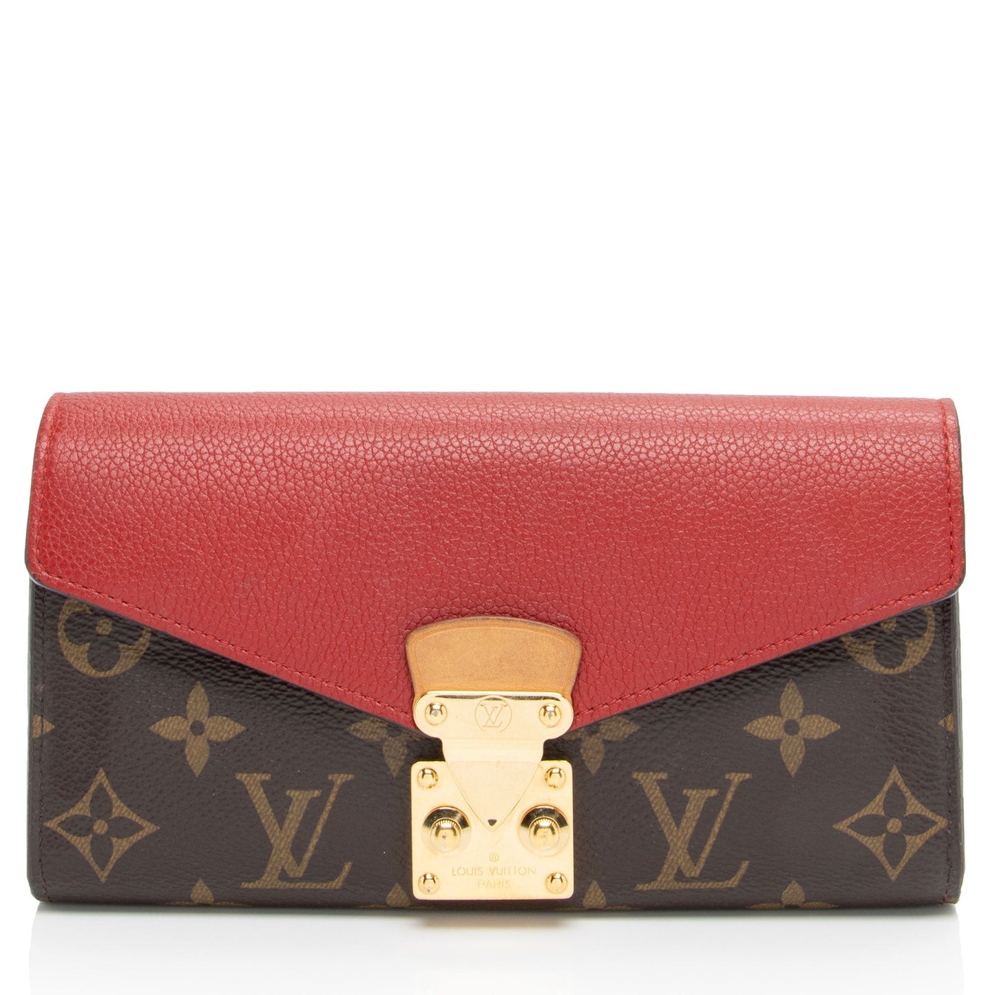 Louis Vuitton Monogram Canvas Pallas Wallet (SHF-1xCfL6)