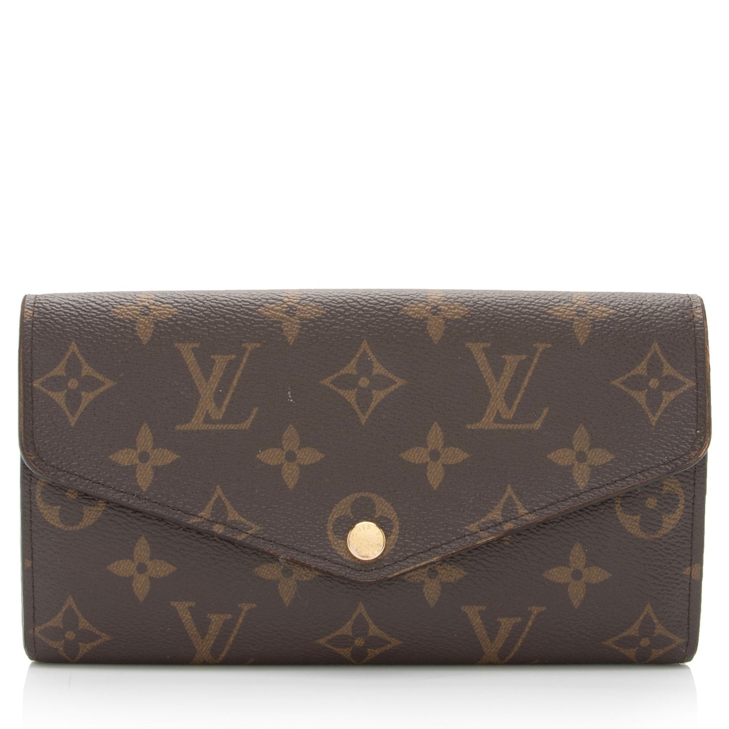 Louis Vuitton Monogram Canvas Sarah Wallet (SHF-qHxXYu)