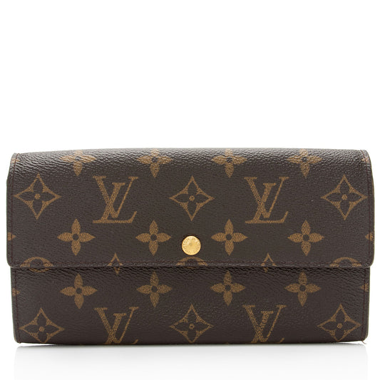 Louis Vuitton Monogram Canvas Sarah Wallet (SHF-x2o1sn)