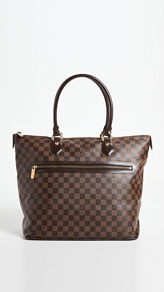 LOUIS VUITTON DAMIER EBENE SALEYA GM TOTE