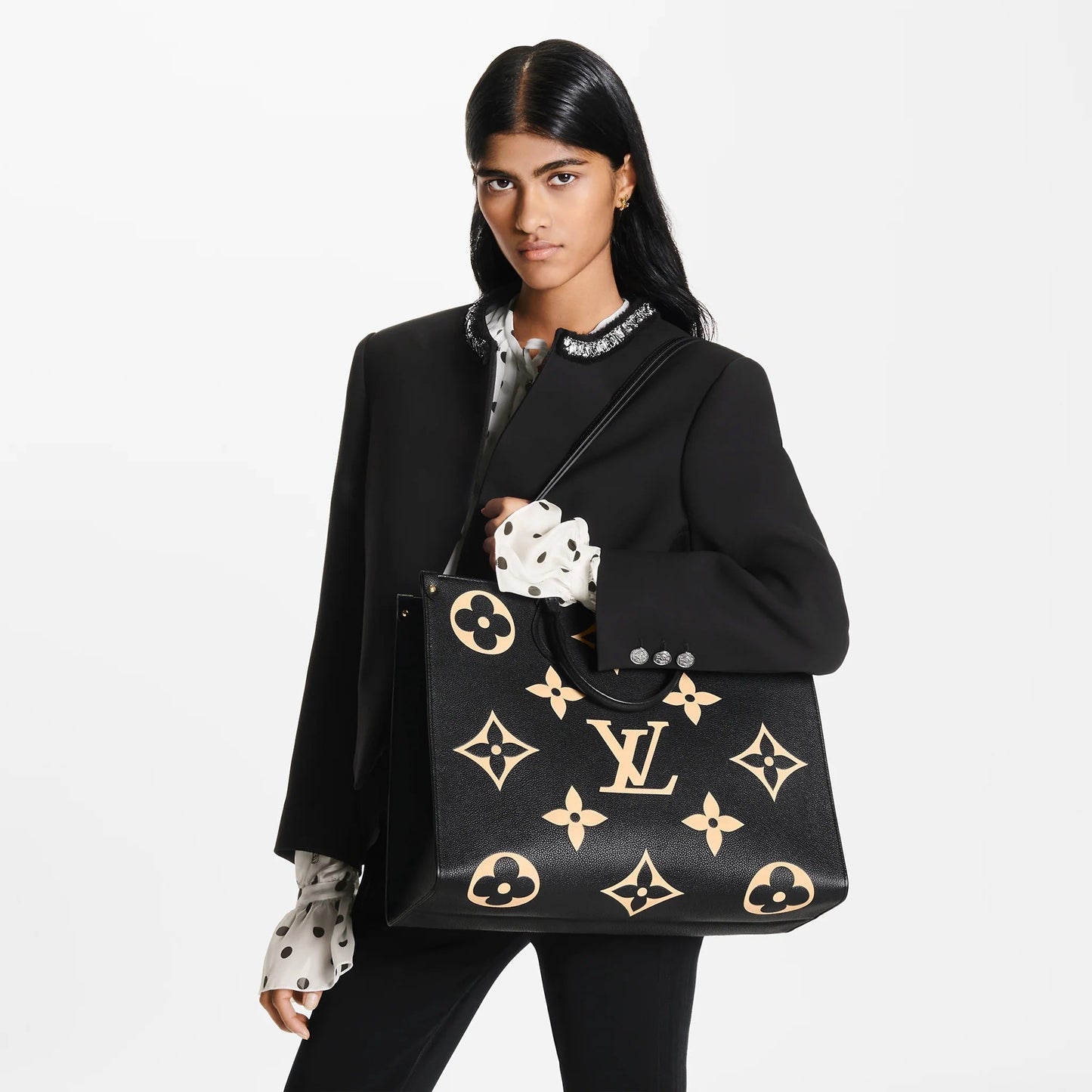 LOUIS VUITTON "ON THE GO " MONOGRAM GIANT MM TOTE