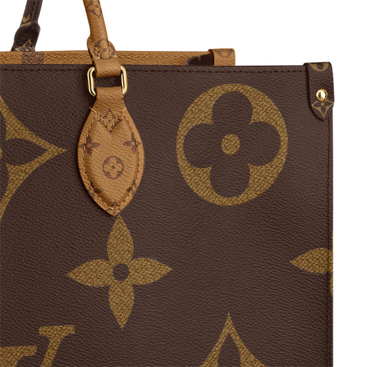 LOUIS VUITTON GIANT REVERSE MONOGRAM ON THE GO TOTE GM