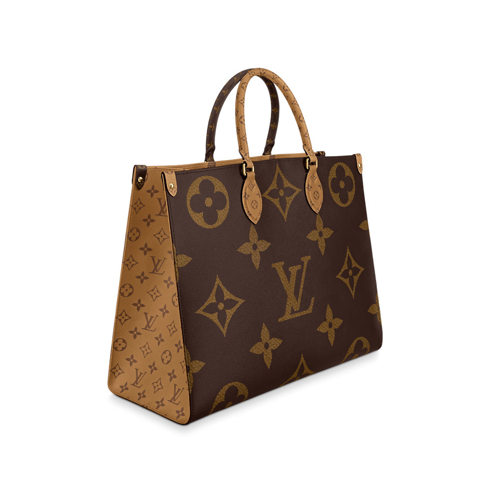 LOUIS VUITTON GIANT REVERSE MONOGRAM ON THE GO TOTE GM