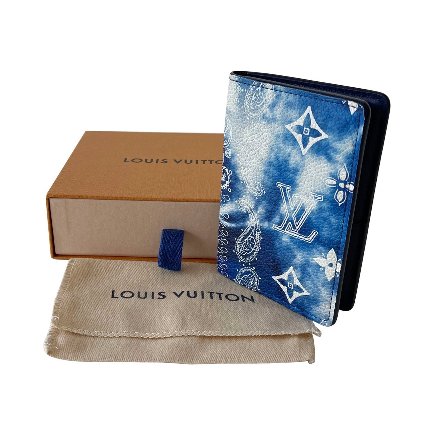 Louis Vuitton Blue Monogram Bandana Wallet