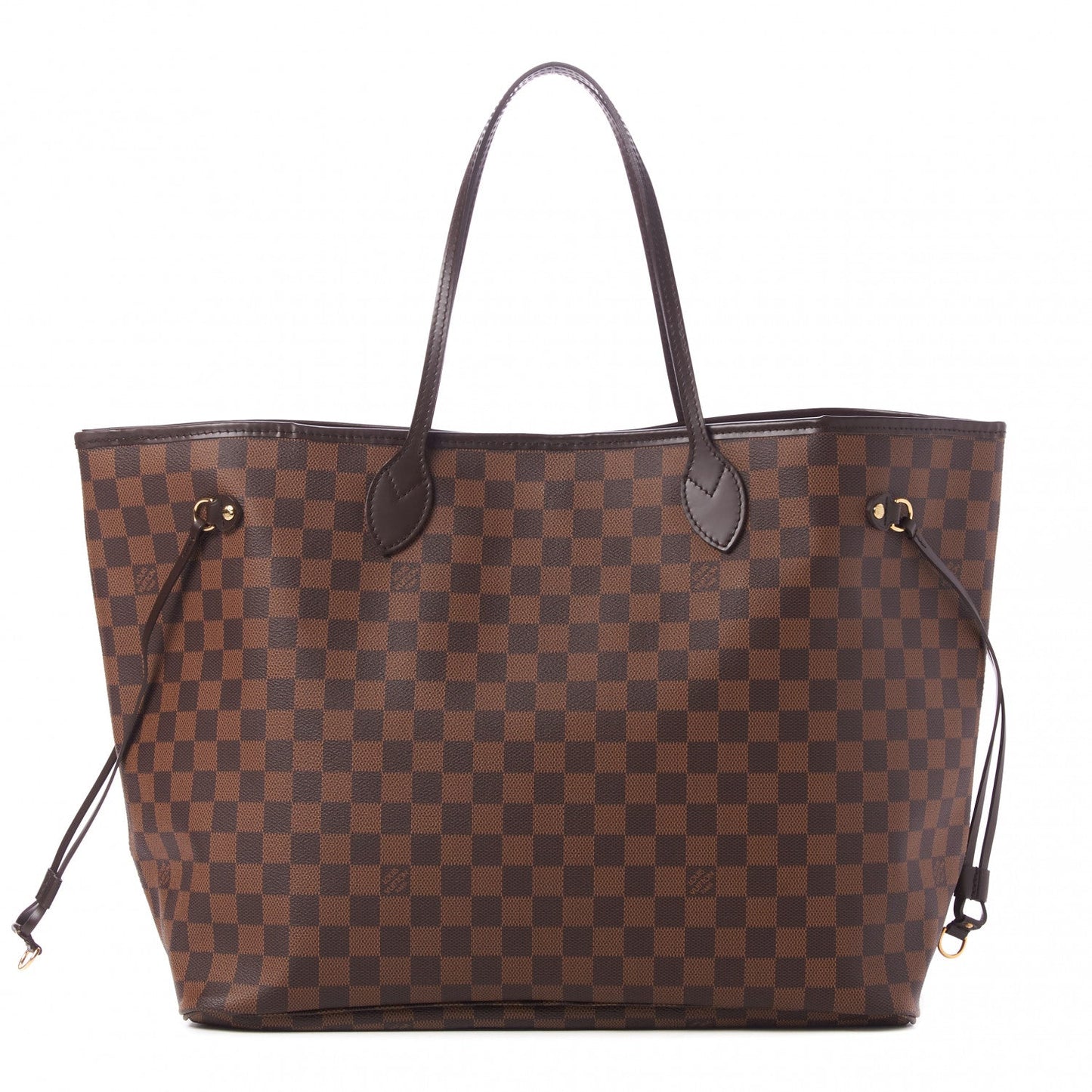 LOUIS VUITTON DAMIER EBENE NEVERFULL GM TOTE BAG