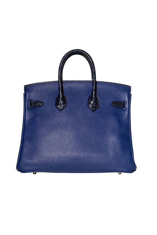 hermes birkin size 25 Touch Bleu Saphir/Bleu Nuit