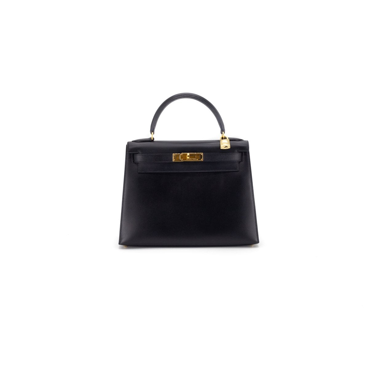 Hermes Vintage Kelly 28 Noir - [A]