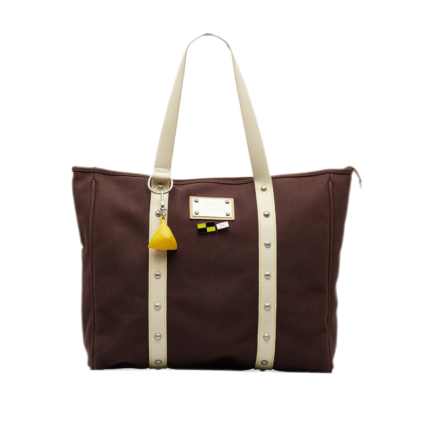 Brown Louis Vuitton Antigua Cabas GM Tote Bag