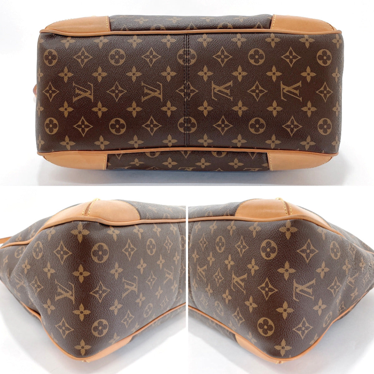 LOUIS VUITTON Tote Bag M41232 Estrela MM Monogram canvas Brown Women Used