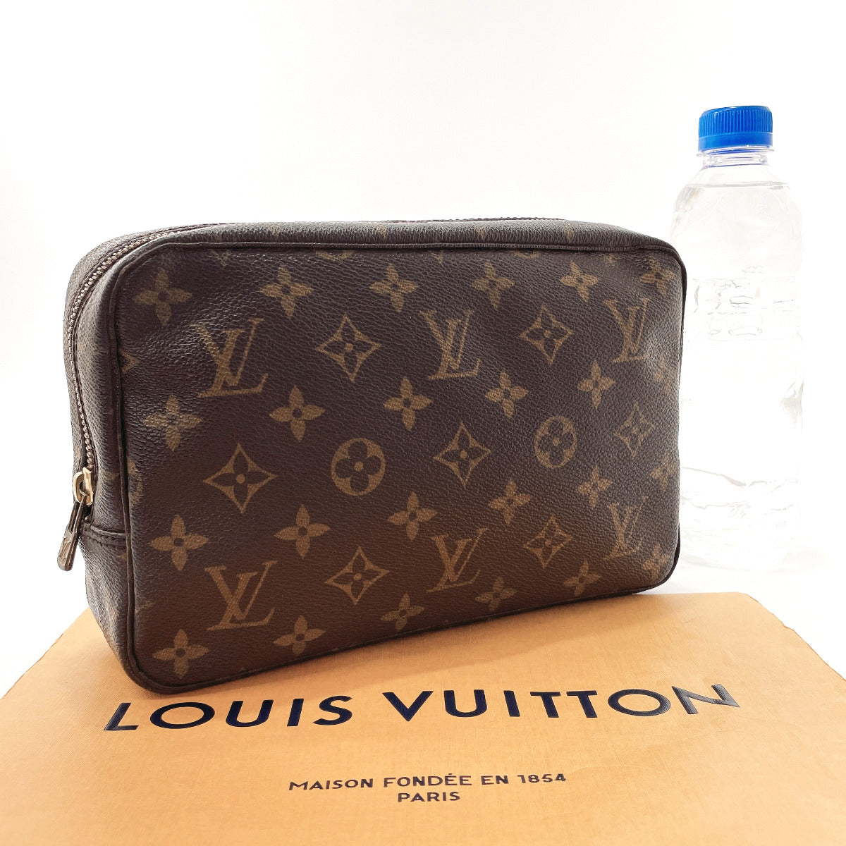 LOUIS VUITTON Pouch M47524 Truth Wallet 23 Monogram canvas Brown unisex Used